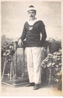 Bateaux - N°89105 - Homme En Tenue De Marin, Fumant - Carte Photo - Sonstige & Ohne Zuordnung