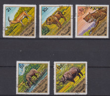 TIMBRES REPUBLIQUE DE GUINEE  ANIMAUX SAUVAGE - República De Guinea (1958-...)