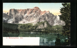 Cartolina Tarvis, Weissenfelser See Und Berge  - Autres & Non Classés