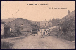 +++ CPA - CHAIRIERE - Grand' Rue - Attelage Boeufs - Carte Animée 1911  // - Vresse-sur-Semois