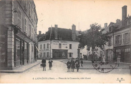 18 - LIGNIERES - SAN63959 - Place De La Concorde - Côté Ouest - Autres & Non Classés