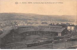 19 - SAN62698 - BRIVE - La Rotonde - Dépôt Des Machines De La Cie D'Orléans - Train - Brive La Gaillarde