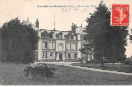 27 - BERVILLE EN ROUMOIS - SAN66689 - Château De Thuit - Autres & Non Classés