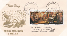 American Bi-centenary - 1976 FDC - Aitutaki