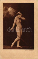** T2 Die Bline / Meztelen Erotikus Vak Hölgy / Erotic Nude Blind Lady. Moderne Künstler 409. - Unclassified