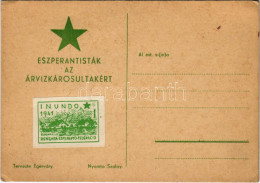 ** T2/T3 1941 Eszperantisták Az Árvízkárosultakért. Tervezte Egerváry (EK) - Ohne Zuordnung