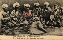 T2/T3 1916 Types De L'Asie Centrale. Musiciens De Buchara / Central Asian Folklore, Bukhara Musicians (EK) - Sin Clasificación