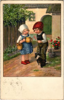 T2 1930 Gyerekek / Children. A.R. No. 1448. Litho S: Pauli Ebner - Ohne Zuordnung
