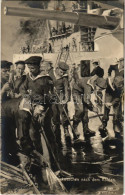T2/T3 Deckwaschen Nach Dem Kohlen / WWI German Navy (Kaiserliche Marine) Art Postcard, Mariners Washing The Deck S: Feli - Zonder Classificatie