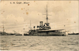 * T4 SM Schiff "Wien" (Küstenverteidiger) K.u.K. Kriegsmarine / SMS Wien Az Osztrák-Magyar Haditengerészet Monarch-osztá - Ohne Zuordnung