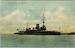 ** T2/T3 SM Schiff "Budapest" K.u.K. Kriegsmarine / SMS Budapest Az Osztrák-Magyar Haditengerészet Monarch-osztályú Part - Zonder Classificatie