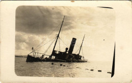 * T2/T3 Durres, Durazzo; Osztrák-magyar Haditengerészet által Elsüllyesztett Hajó / K.u.K. Kriegsmarine / WWI Ship Sunke - Non Classés