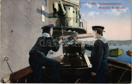 ** T2 K.u.K. Kriegsmarine, Kanonenmanöver / Manovre Di Cannone / Austro-Hungarian Navy, Cannon Maneuvers, Mariners. Dep. - Unclassified