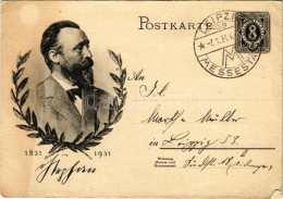 T3 1831-1931 Heinrich Von Stephan (1831-1897), General Post Director For The German Empire Who Reorganized The German Po - Unclassified