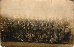 ** T3 Osztrák-magyar Rádiós Katonák Csoportja / WWI Austro-Hungarian K.u.K. Military, Group Of Soldiers With Radio Equip - Non Classificati