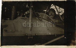 * T3 1916 WWI Austro-Hungarian K.u.K. Military Aircraft With Pilot. Photo (EK) - Unclassified