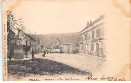 78 - VILLEZ - SAN67434 - Place Et L'Hôtel St Thomas - Otros & Sin Clasificación