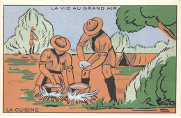 Scoutisme - N°89173 - La Vie Au Grand Air - La Cuisine - Scoutisme