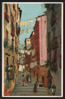 Artista-Cartolina Napoli, Pallonetto Di Sta. Lucia  - Napoli (Naples)