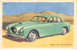 Automobile - N°89144 - Bristol 405 (Grande-Bretagne) - Carte Publicitaire Les Chocolats Tobler - Turismo