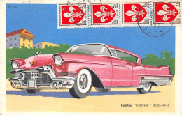 Automobile - N°89143 - Cadillac Eldorado (Etats-Unis) - Carte Publicitaire Les Chocolats Tobler - PKW