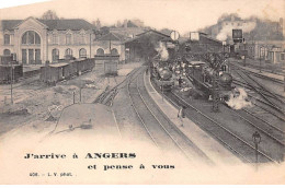 49 - ANGERS - SAN65312 - J'arrive à Angers Et Pense à Vous - Train - Angers