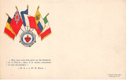 Militaire - N°88979 - Mon Coeur Veut être Peint Sur Les étendards De La France ... - Drapeaux - Patriottisch