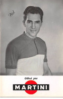 Sports - N°89199 - Cyclisme - Piel - Offert Par Martini - Carte Publicitaire - Cyclisme