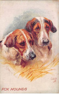 Animaux - N°90243 - Chiens - Fox Hounds - Hunde