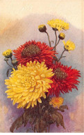 Illustrateur - N°89856 - Chrysanthemums - Chrysanthèmes Jaunes Et Rouges - Other & Unclassified