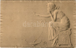 * T2/T3 Szecessziós Művészlap / Art Nouveau Postcard. M.M. Vienne (fl) - Zonder Classificatie