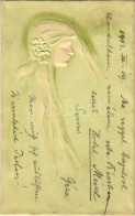 T2 1903 Dombornyomott Szecessziós Művészlap / Art Nouveau Embossed Art Postcard. B.R.W. 417. - Zonder Classificatie