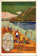 ** T1 Dunakanyar - Budapest Környéke: Szabad Időnket Töltsük A Szabadban! Magyar Királyi Államvasutak Art Deco Turisztik - Unclassified