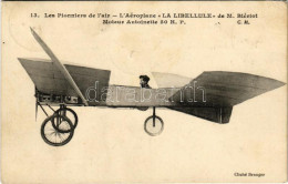T2 1908 Les Pionniers De L'air, L'Aéroplane "La Libellule" De M. Blériot, Moteur Antoinette 50 H.P. / Hátoldalon Kézdi-K - Ohne Zuordnung