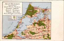 T3 1936 Spezial Wanderkarte Durch Die Ostseebader / German Hiking Map (fa) - Ohne Zuordnung
