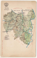 ** T3 Tolna Vármegye Térképe. Kiadja Károlyi Gy. / Map Of Tolna County (EM) - Zonder Classificatie
