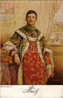 T2/T3 IV. Károly. Hadsegélyező Hivatal Kiadványa / Charles I Of Austria S: Basch Árpád - Zonder Classificatie
