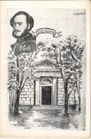 ** T2/T3 Budapest XI. Nagycenki Sírbolt. " Minthogy Magyaroknak Teremtett Bennünket Az Alkotó, Legyünk Is Azok és Tisztá - Non Classificati