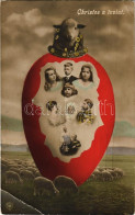 T3 1910 Christos A Inviat / Easter Greetings With Romanian Royal Family, Ferdinand I Of Romania And Marie (EB) - Sin Clasificación