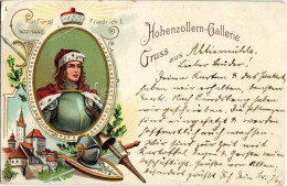 T3 1902 Kurfürst Friedrich I. (Brandenburg) 1417-1440. Hohenzollern-Gallerie. Verlag Von Julius Goldiner / Frederick I,  - Ohne Zuordnung