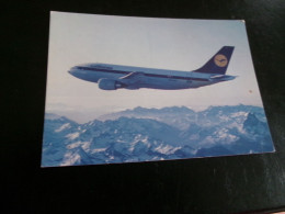 BELLE CARTE AIRBUS A310 COMPAGNIE LUFTHANSA - 1946-....: Modern Tijdperk