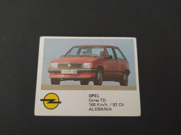 Cromo Año 1988 Auto 2000 OPEL CORSA TD - KFZ