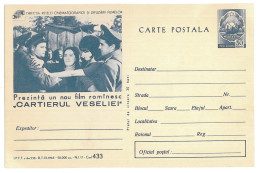 IP 65 A - 433 FILM, Cartierul Veseliei, Romania - Stationery - Unused - 1965 - Postal Stationery