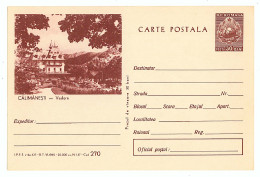 IP 65 A - 270 CALIMANESTI, Valcea, SPA, Romania - Stationery - Unused - 1965 - Entiers Postaux