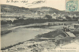 88 EPINAL  - La Moselle à L'Entrée Du Canal - Epinal