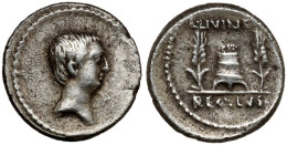 L.Livineius Regulus. 42 BC. AR Denarius - Repubblica (-280 / -27)