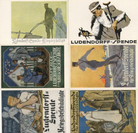 Ludendorff-Spende Für Kriegsgeschädigte 6er-Serie I-II - Other & Unclassified