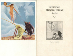 Müller, Richard Erotische Kunst Serie Nr. 5 Mit 6 Künstlerkarten Im Original-Umschlag I-II - Altri & Non Classificati