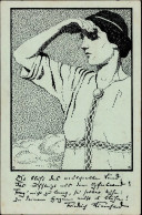 Kötschau, Georg Neuland-Postkarte 1921 I-II - Altri & Non Classificati