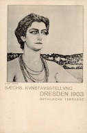 Kunstgeschichte Dresden Unger, Hans Sächsische Kunstausstellung 1903 I-II (rs Klebereste) - Autres & Non Classés